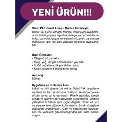 Selsil Pak Genel Amaçlı Mucize Köpük Temizleyici Yağ Sökücü Jel 500 gr ve Sprey 500 ml