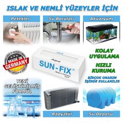 Sun-Fix Aqua Macun Kaynak Yapıştırıcı Islak Nemli Alanlar İçin 50 gr Yeni Geliştirilmiş Formül