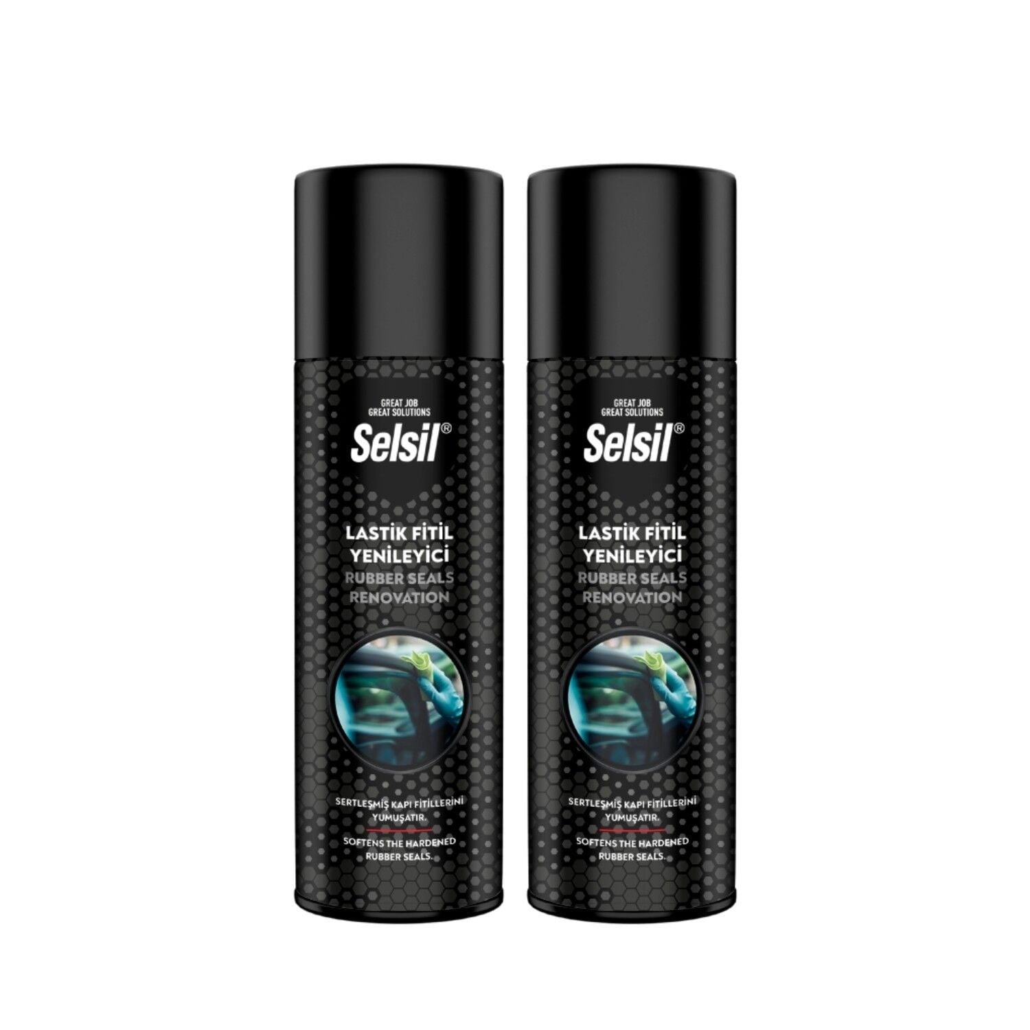 Selsil Lastik Kauçuk Fitil Yenileme Spreyi 200 ml 2 Adet