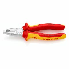 Knipex 3'lü Set 1000V Kombine Pense 180 mm 1000V Yan Keski 160 mm 1000V Kargaburun 160 mm