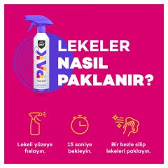 Selsil Pak Genel Amaçlı Mucize Köpük Temizleyici Yağ Sökücü Sprey 500 ml 2 Adet