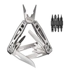 İzeltaş Elta Multi Tool Plus 13 Fonsiyonlu Katlanır Çok Amaçlı Pense El Aleti Paslanmaz Çelik 165 mm