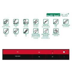 İzeltaş Elta Multi Tool Plus 13 Fonsiyonlu Katlanır Çok Amaçlı Pense El Aleti Paslanmaz Çelik 165 mm