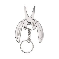 İzeltaş Elta Multi Tool Mini 7 Fonksiyonlu Katlanır Çok Amaçlı Pense El Aleti Paslanmaz Çelik 75 mm