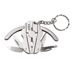 İzeltaş Elta Multi Tool Mini 7 Fonksiyonlu Katlanır Çok Amaçlı Pense El Aleti Paslanmaz Çelik 75 mm