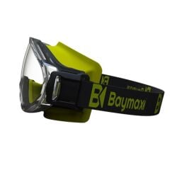 Baymax BX-2550 Armor Antifog Şeffaf Buğu Yapmayan Toz Çapak Koruyucu UV Korumalı Laboratuvar İşçi İş Güvenlik Gözlüğü