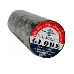 Globe Elektrik Bandı PVC İzole Bant Siyah 19 mm 10 mt 10 Adet