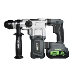 Sanplaza Voltz VZRH-20 Akülü Kırıcı Delici Hilti Kademeli Hız Kömürsüz 3.5 Joule SDS 20 V 5.0 Ah