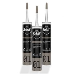 Selsil 2528 Genel Amaçlı Silikon Beyaz 280 gr 3 Adet