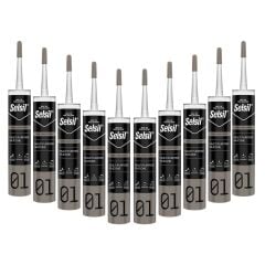 Selsil 2528 Genel Amaçlı Silikon Beyaz 280 gr 10 Adet