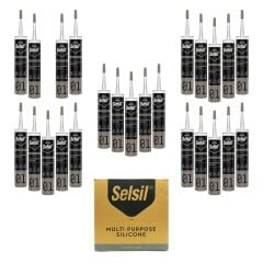 Selsil 2528 Genel Amaçlı Silikon Beyaz 280 gr 25 Adet