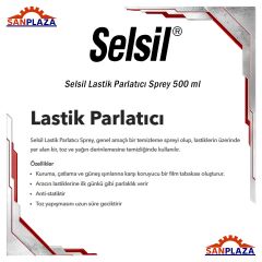 Selsil Lastik Parlatıcı Sprey 500 ml 5 Adet
