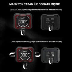 Uni-t LM320E Yüksek Hassasiyetli Dijital Açı Ölçer