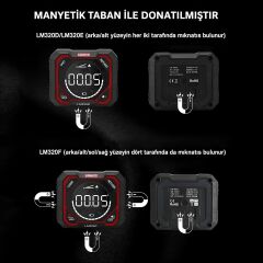 Uni-t LM320E Yüksek Hassasiyetli Dijital Açı Ölçer
