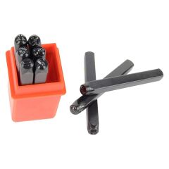 Mannesmann 245-04 Profesyonel Rakam Zımba Damga Seti 4 mm 9 Parça