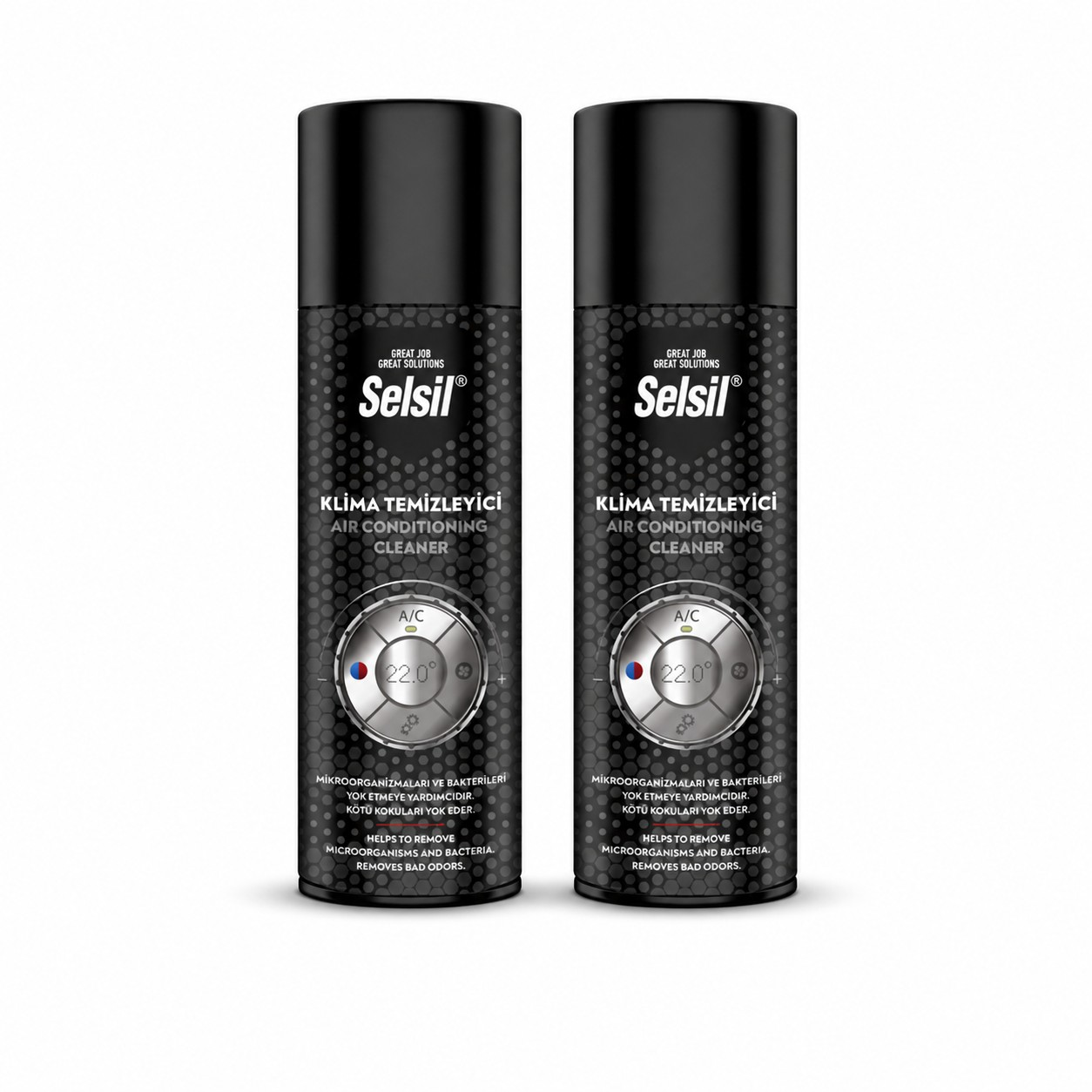 Selsil Klima Temizleyici Sprey 150 ML Araç Klima Koku Giderici Limon Kokulu 2 Adet