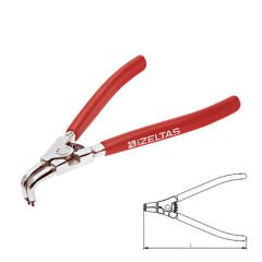 İzeltaş 3311120275 Dış Segman Yaylı Eğri Pense 275 Mm
