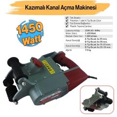 Euromax EX-75121 Kanal Açma Makinası 1450W Duvar Beton Tuğla Kanal Kesme