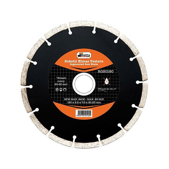 Retta 230 Mm Soketli Granit Elmas Testere
