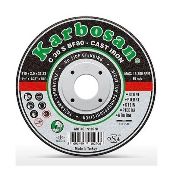 KARBOSAN 115X2,5 Mermer Döküm Kesici Taş