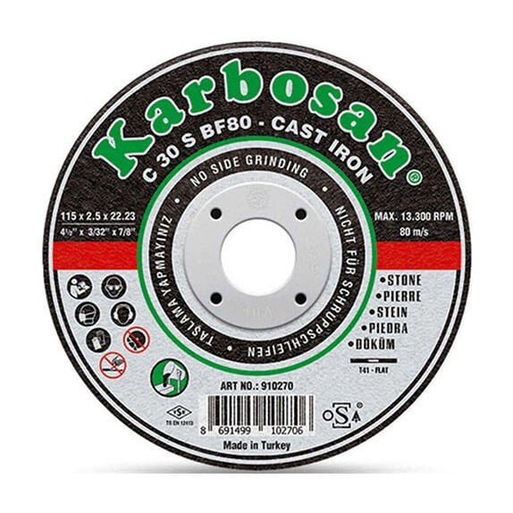 KARBOSAN 180X3 Mermer-döküm Kesici Taş