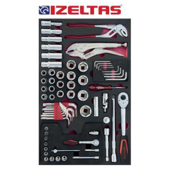 İzeltaş 8235006121 5 Çekmeceli Partner Takım Dolabı Dolu 118 Parça