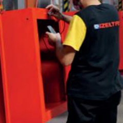 İzeltaş 8235006121 5 Çekmeceli Partner Takım Dolabı Dolu 118 Parça