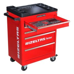 İzeltaş 8235006121 5 Çekmeceli Partner Takım Dolabı Dolu 118 Parça