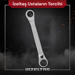 İzeltaş 0335 Çoklu Yıldız Cırcır Anahtar (10-13-17-19 Mm)