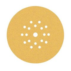 Bosch C470 Alçıpan duvar Zımpara Makineleri İçin Delikli Sarı Cırt Zımpara 225 mm 150 Kum