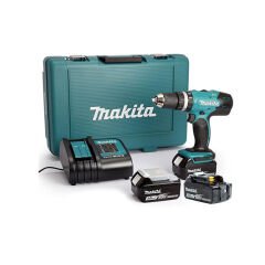 Makita DHP453SFE3 Darbeli Matkap Vidalama Üç Akülü