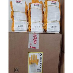 Beybi KN2 Flex Nitril İş Eldiveni 288 Adet (1 Koli) 10 Numara Sarı