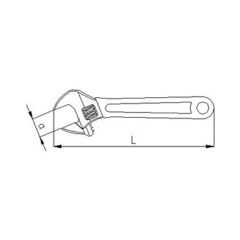 ELTA 10'' KURBAĞACIK ANAHTAR (PVC)