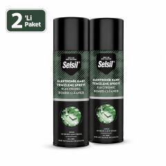 Selsil Elektronik Kart Temizleme Spreyi 200 ml Yağsız Antistatik Devre Temizleyici Sprey 2 Adet