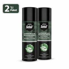 Selsil Elektronik Kart Temizleme Spreyi 200 ml Yağsız Antistatik Devre Temizleyici Sprey 2 Adet