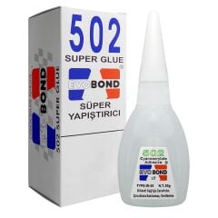 Evobond 502 Hızlı Yapıştırıcı 20 gr Çok Amaçlı Japon Yapıştırıcı