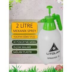 Litolan Basınçlı Püskürtücü İlaçlama Sulama Pompası 2 Lt