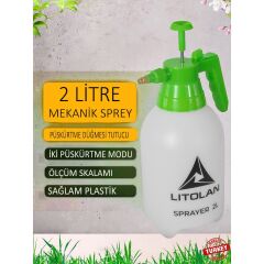 Litolan Basınçlı Püskürtücü İlaçlama Sulama Pompası 2 Lt