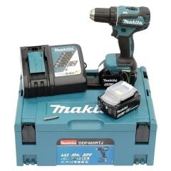 Makita DDF485RTJ Akülü Darbesiz Matkap 18V 5.0Ah Çift Akülü
