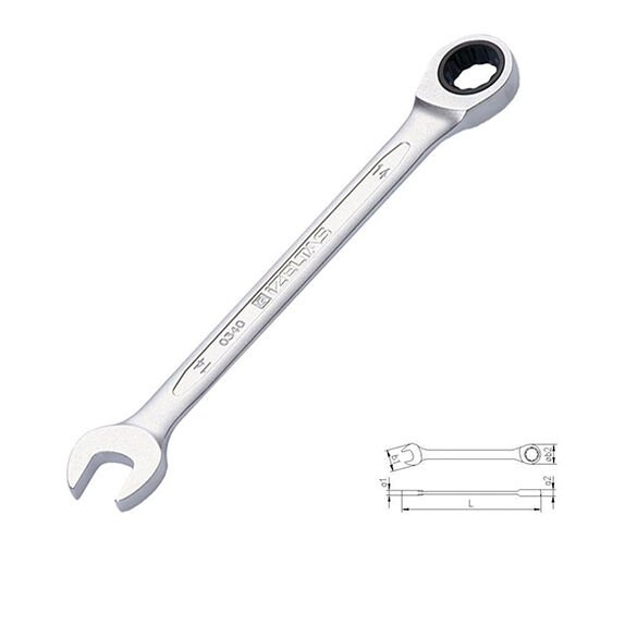 İZELTAŞ Cırcırlı Kombine Anahtar 24 MM