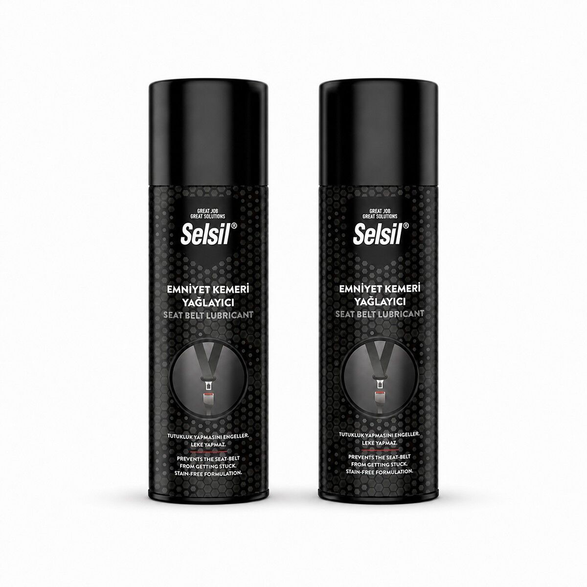 Selsil Emniyet Kemeri Yağlayıcı Sprey 200 ml Düzgün Sarılması İçin Bakım Koruyucu Sprey 2 Adet