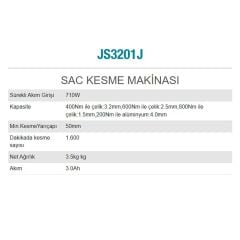 Makita JS3201J Sac Kesme Makinası 3,2 mm 710 Watt