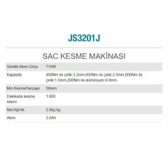 Makita JS3201J Sac Kesme Makinası 3,2 mm 710 Watt