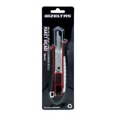 İzeltaş 14000005050 Pro Metal Gövde Emniyetli Oto.Kilitli Maket Bıçağı 18 mm