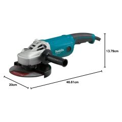 Makita M9000B 180 mm 2000 W Profesyonel Büyük Taşlama Makinesi Spiral Metal ve Taş Kesme