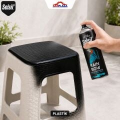 Selsil Akrilik Sprey Boya 400 ml Parlak Siyah Hızlı Kuruyan İç ve Dış Mekan Metal Ahşap Plastik