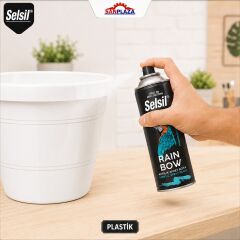 Selsil Akrilik Sprey Boya 400 ml Parlak Beyaz Hızlı Kuruyan İç ve Dış Mekan Metal Ahşap Plastik