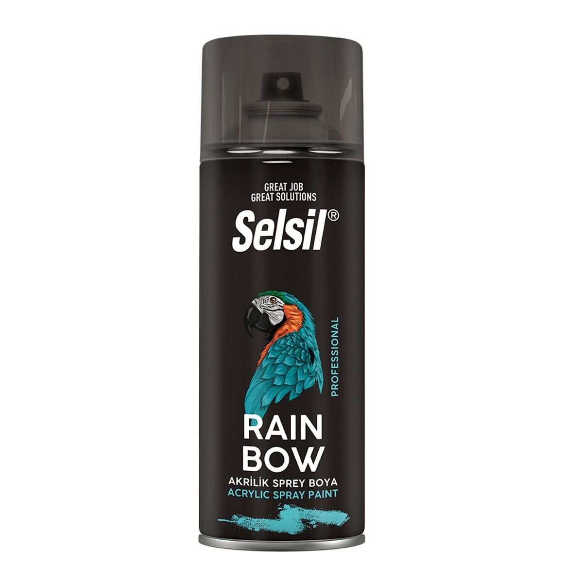 Selsil Akrilik Sprey Boya 400 ml Mat Beyaz Hızlı Kuruyan İç ve Dış Mekan Metal Ahşap Plastik