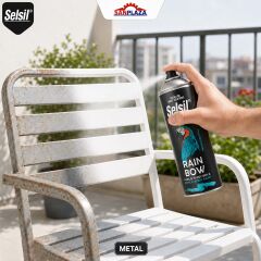 Selsil Akrilik Sprey Boya 400 ml Mat Beyaz Hızlı Kuruyan İç ve Dış Mekan Metal Ahşap Plastik