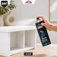 Selsil Akrilik Sprey Boya 400 ml Mat Beyaz Hızlı Kuruyan İç ve Dış Mekan Metal Ahşap Plastik